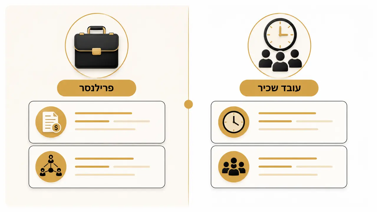 אז איך יודעים אם קיימים יחסי עובד ומעסיק או שמדובר בפרילנסר אמיתי