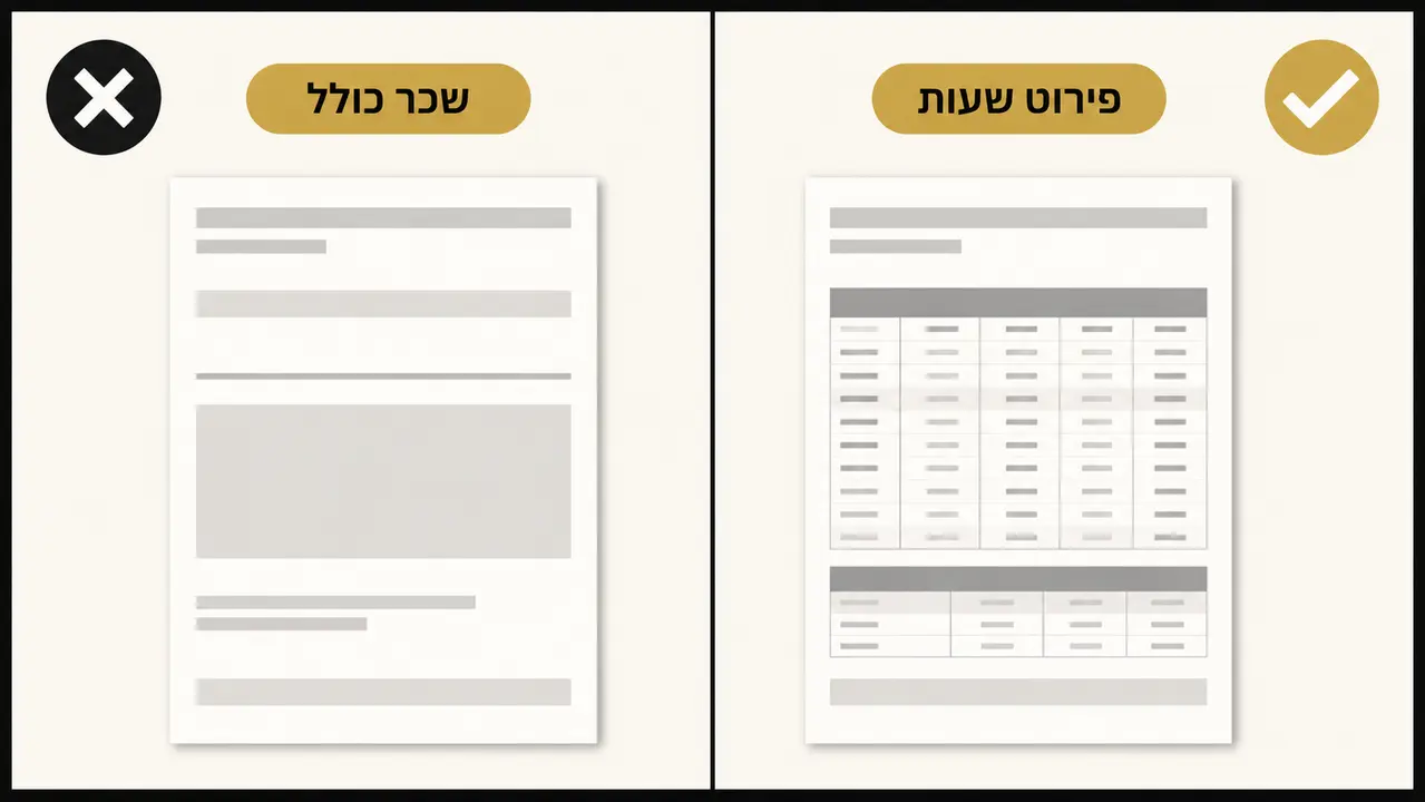 שכר מינימום ושכר לשעה