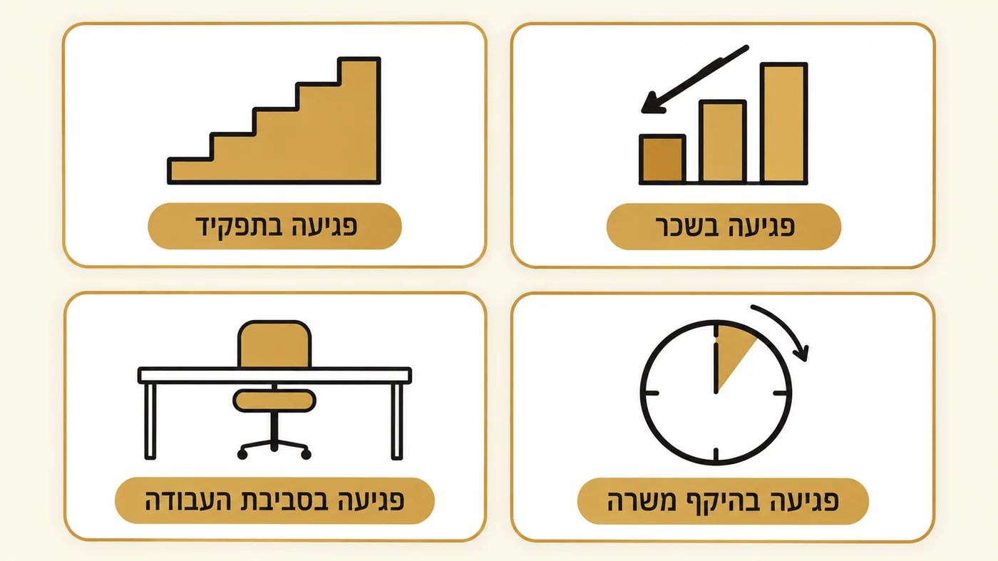 תמונת מצב מהירה: דוגמאות נפוצות להרעת תנאים בעבודה