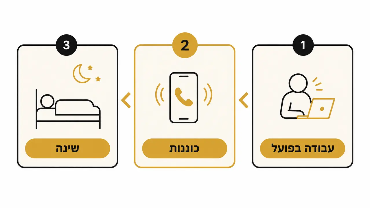 שעות כוננות ושינה בלילה: מתי מגיע שכר מלא?