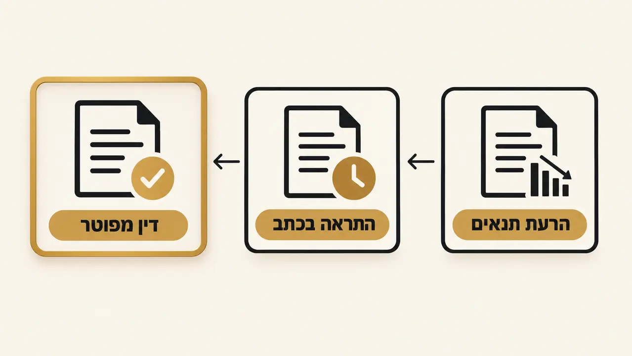 התפטרות בדין מפוטר