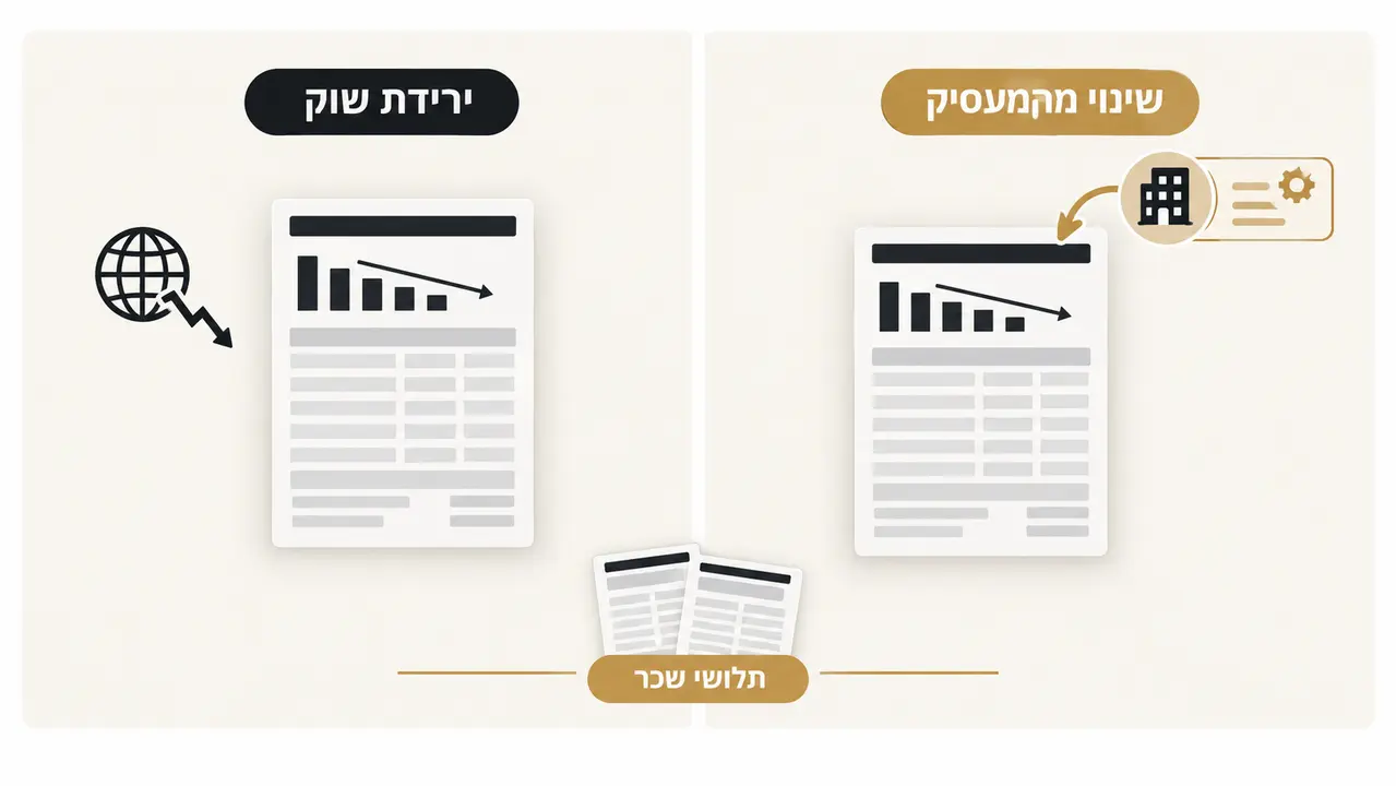הורדת שכר, קיצוץ משרה ושינוי עמלות