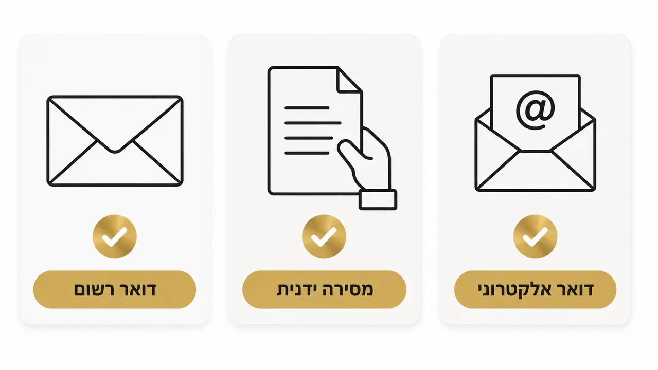 כיצד שולחים את מכתב ההתפטרות ומוודאים תיעוד משפטי מלא?