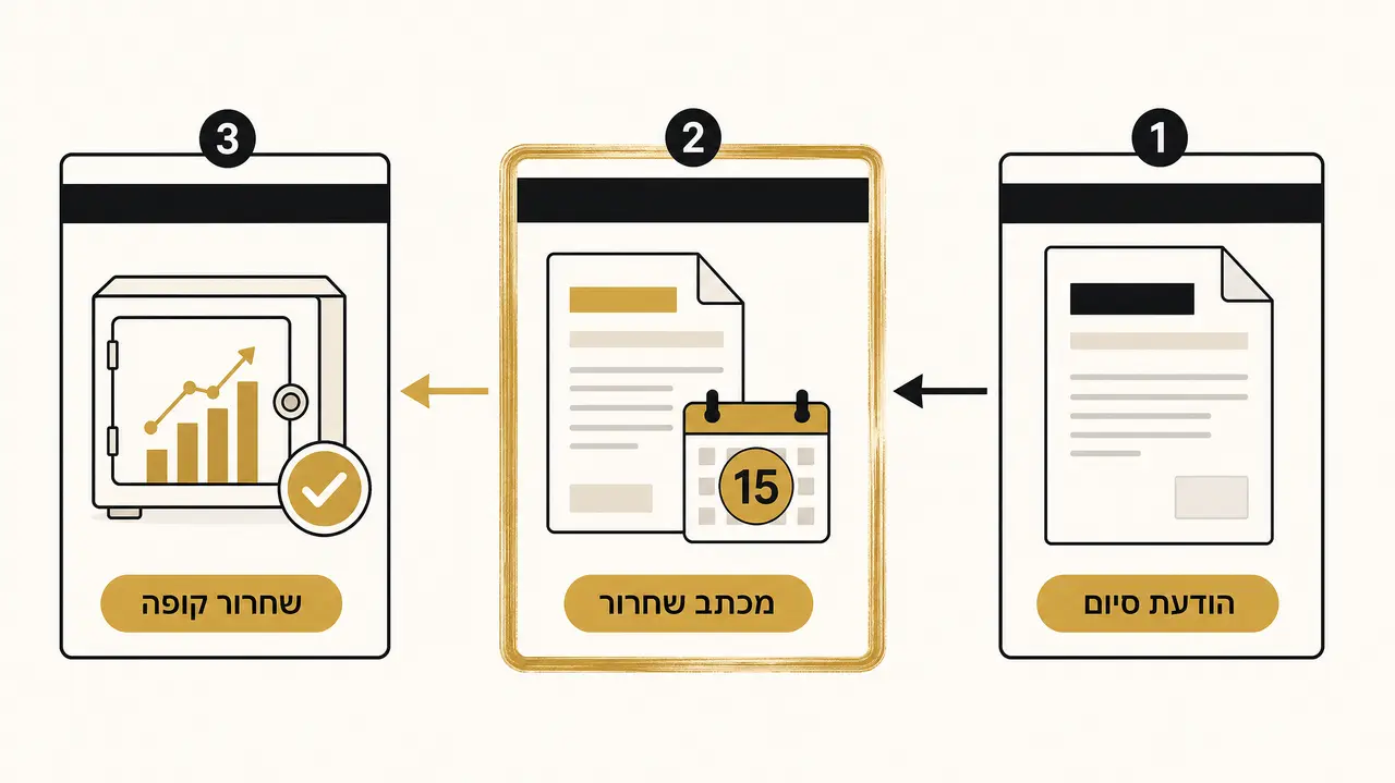 מסמכי סיום העבודה ושחרור כספי הפיצויים