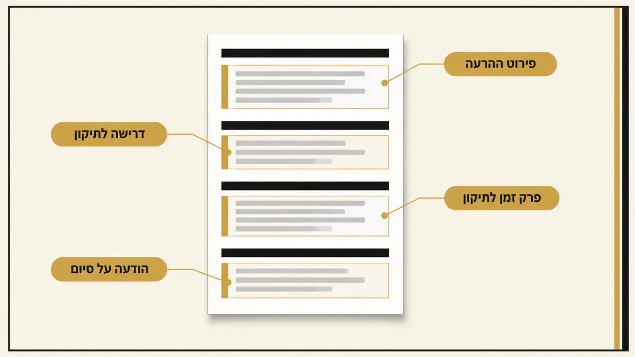 התראה לפני התפטרות: המסמך שמונע הפסד טכני